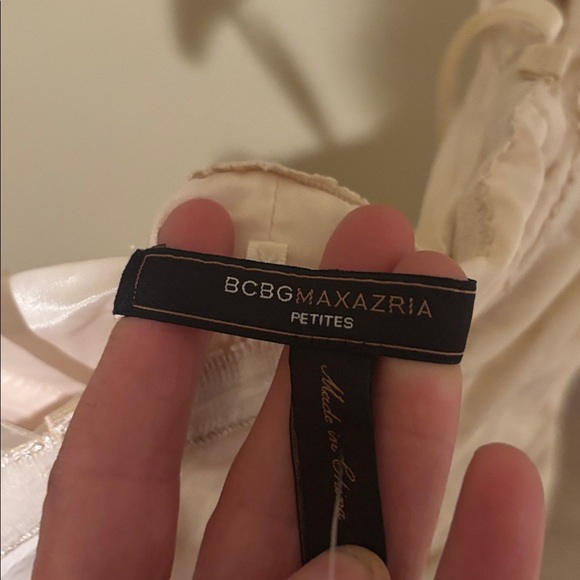 BCBGMaxAzria strapless Off White Dress - Picture 8 of 13